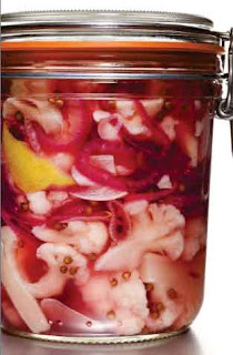 Pickled Cauliflower and Red Onion