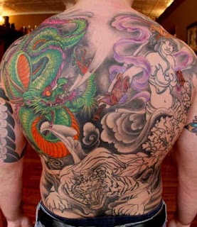 Backpiece Japanese Dragon Tattoo Designs