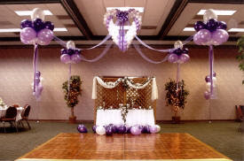 wedding balloon decoration