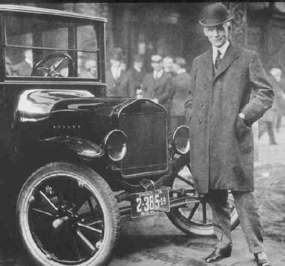 Henry Ford with his Model T