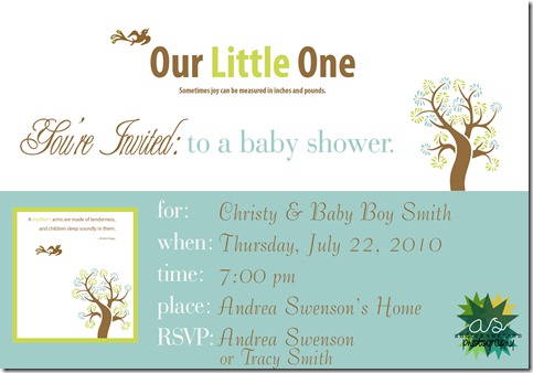 Christy Shower Invite