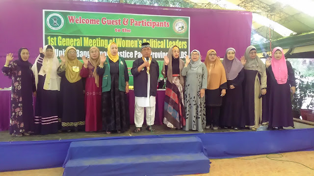 Maranao Moro Women's leaders take oath of membership in the UBJP