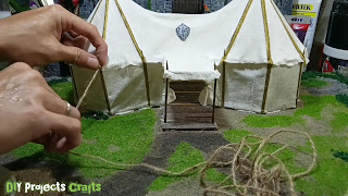 How to Build Realistic Diorama Medieval Military Tent