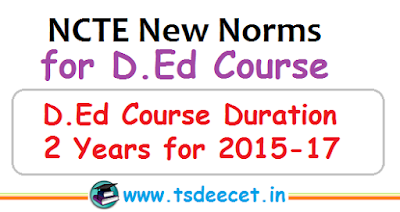 ncte new norms for d.ed course,ncte standards for d.ed course ded course duration, 2 year d.ed course, ded course working days,intake, eligibility, admission procedure and fees for d.ed course, free and compulsory elementary education, ncte (recognition norms and procedures) regulation 2014