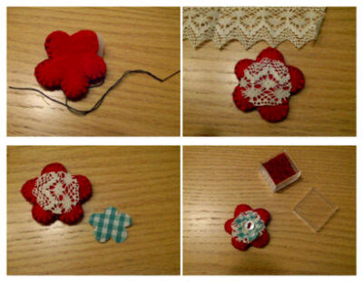 broche de fieltro