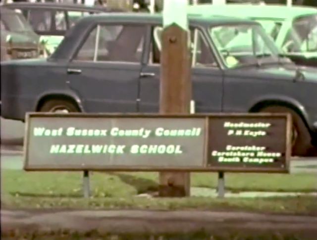 Hazelwick School Crawley 1970