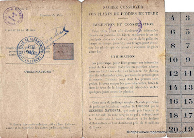 Carnet de jardinage 1942