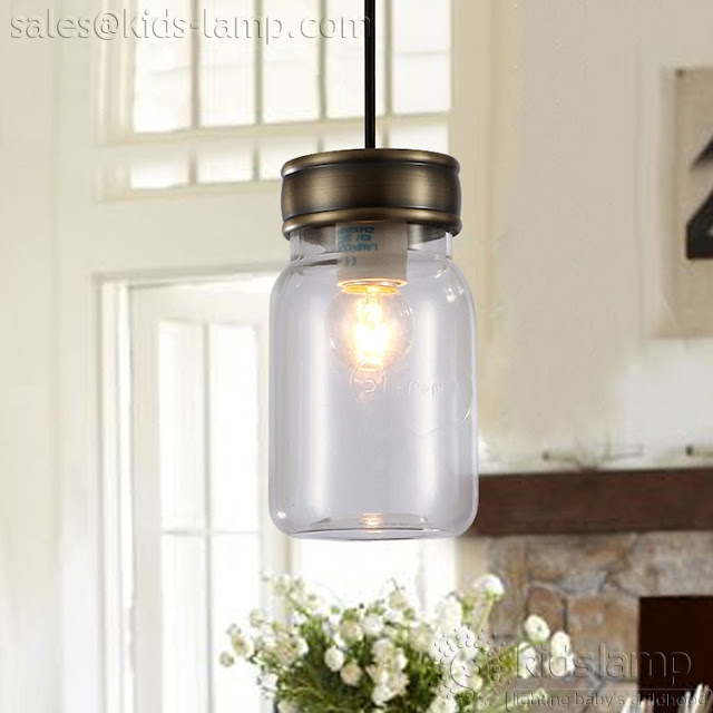 Bottle and Jar shape kids ceiling lamps