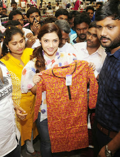 Mehreen Pirzada in White Dress with Cute and Lovely Smile in Shopping Mall Opening 3