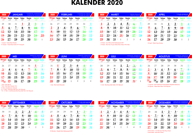 Download Kalender 2020