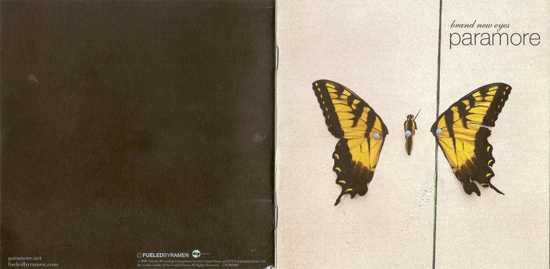 Encarte: Paramore - Brand New Eyes - Encartes Pop