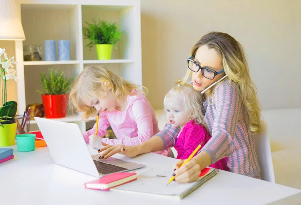Online work for moms