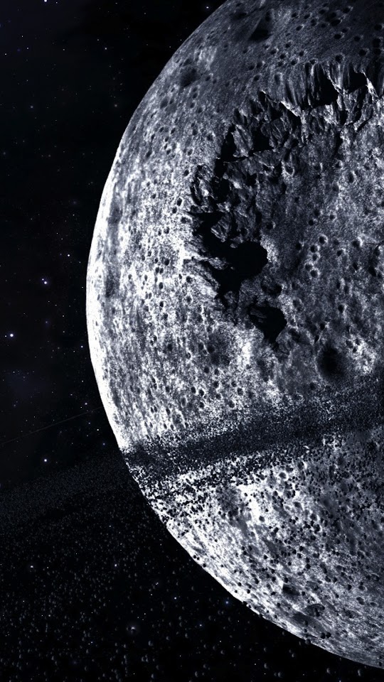3D Render Artistic Moon Craters  Android Best Wallpaper