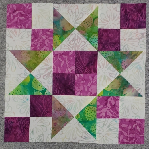 Chained Star Quilt Block Designed by JoLynn Aquino for MyQuiltBlocks