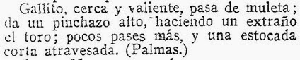 1914-04-21 (p. 22 ABC) Sevilla 5º toro Joselito Tumbaguito