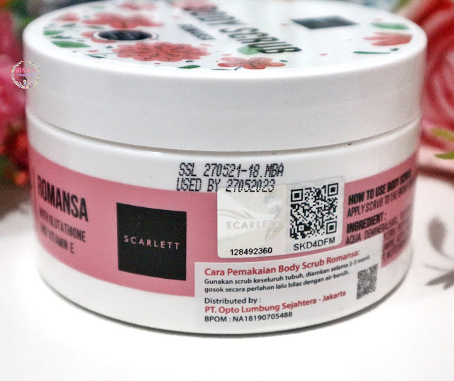 scarlett whitening romansa body scrub review