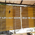 KREY KAYU krey kayu outdoor  tirai kayu lipat  tirai kayu gulung  krey bambu  tirai kayu pembatas ruangan