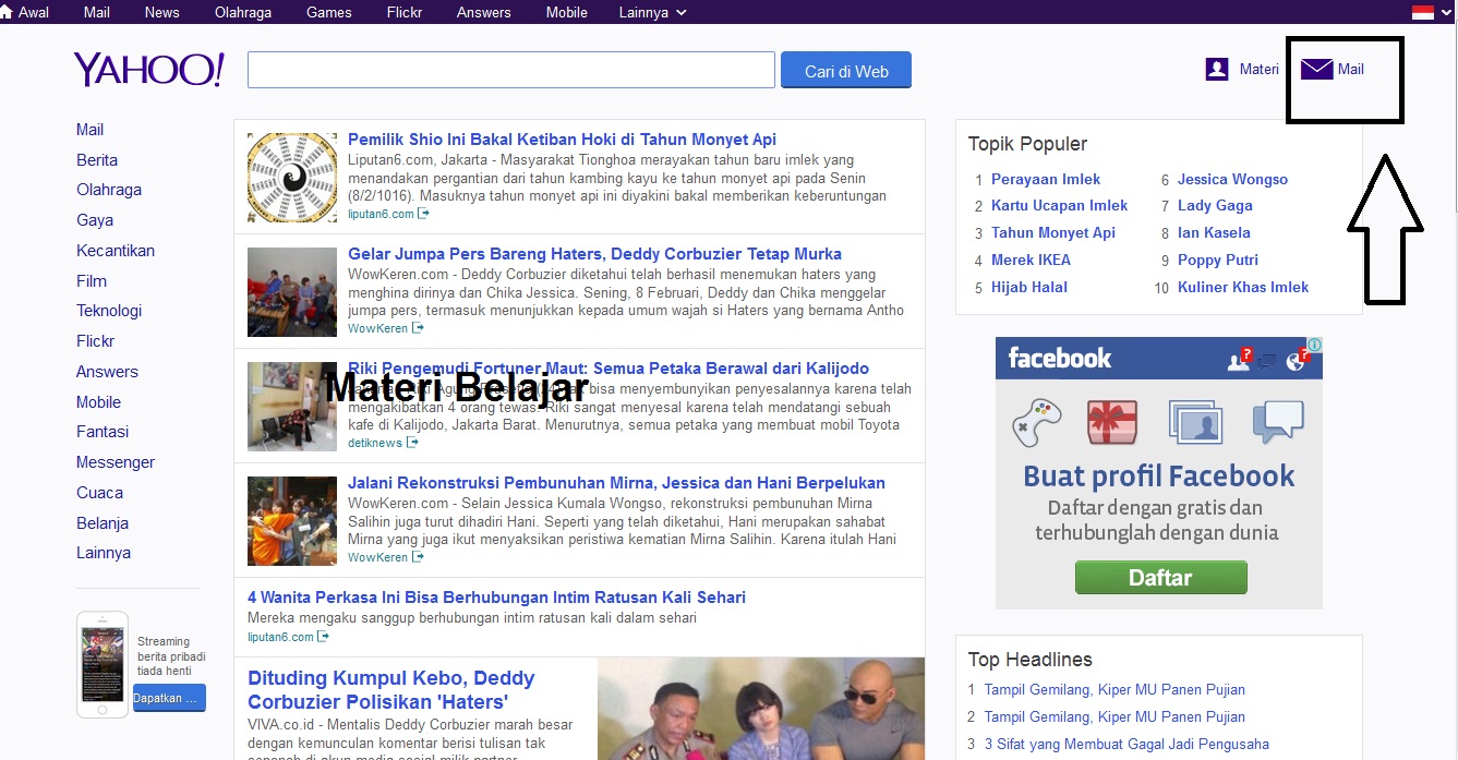 Buat Email Yahoo Terbaru  Cara Daftar Akun Ymail Di Yahoo 