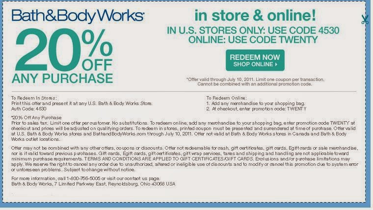 bath and body works coupons 2018