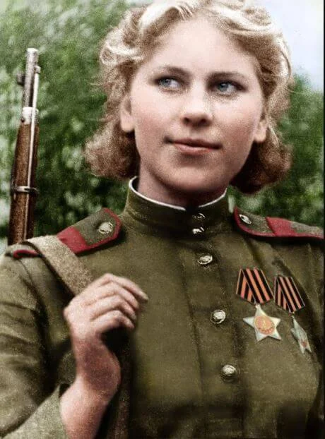 المرأة الروسية التي هزمت الالمان