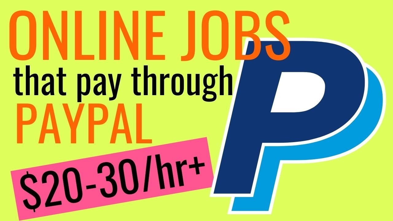 Legit Online Jobs that Pay Daily Through PayPal