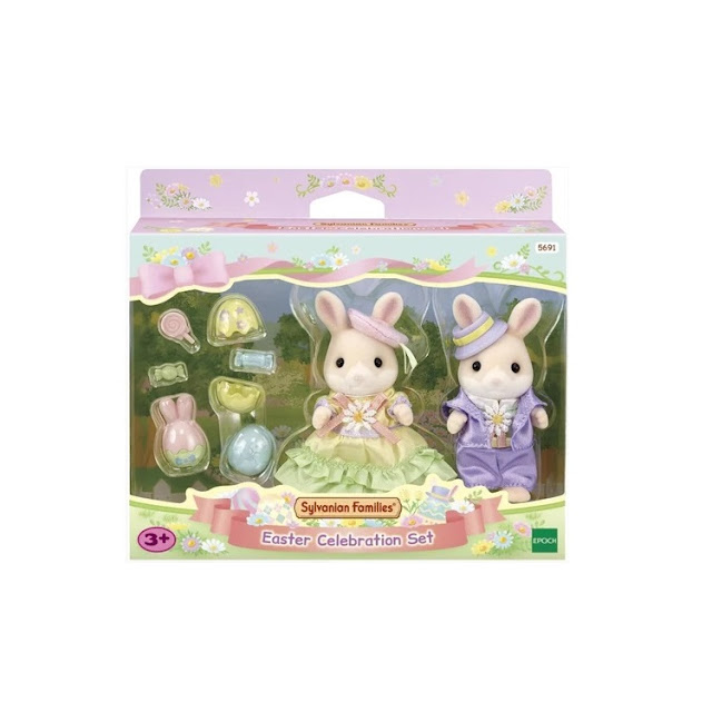 Coffret frère et soeur Lapin marguerite Sylvanian Families.