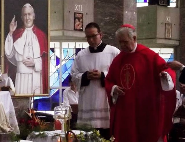 Cardenal Urosa Entronizó Reliquia de San Juan Pablo II en Iglesia de Montalbán