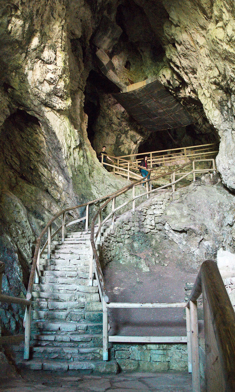 castle in a cave