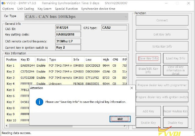 Use Godiag CAS2 CAS3 Test Platform with VVDI2 3