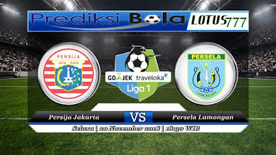 prediksi pertandingan persija jakarta vs persela lamongan 20 november 2018