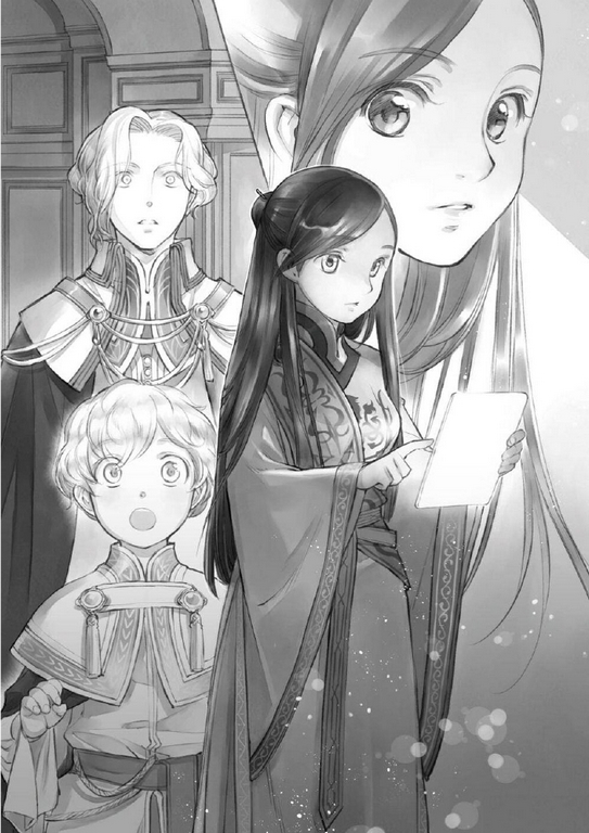Ruidrive.com - Ilustrasi Light Novel Honzuki no Gekokujou: Shisho ni Naru Tame ni wa Shudan wo Erandeiraremasen - Volume 028