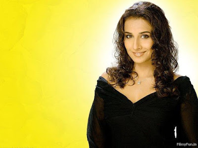 Vidya Balan in black