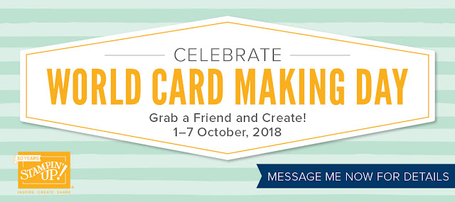 World Card Making Day 2018 Stampin' Up! Promotion from Mitosu Crafts UK Online Shop #wcmd2018