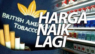 Harga rokok naik mendadak