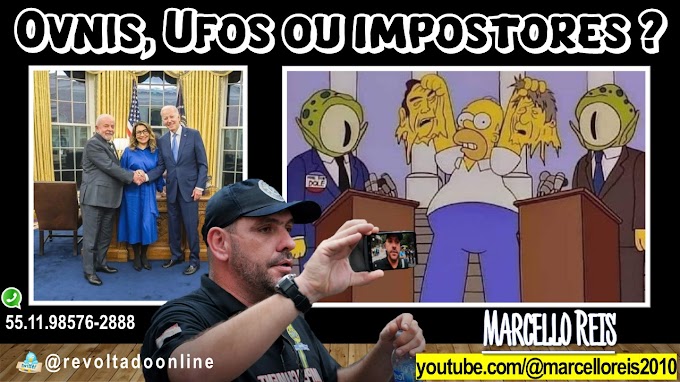 OVNIS UFOs ou impostores Lula & Biden - a mais nova distração ao povo 