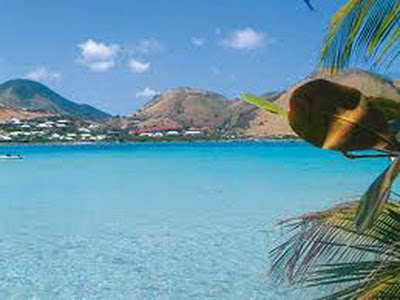 Beauty of st maarten island 