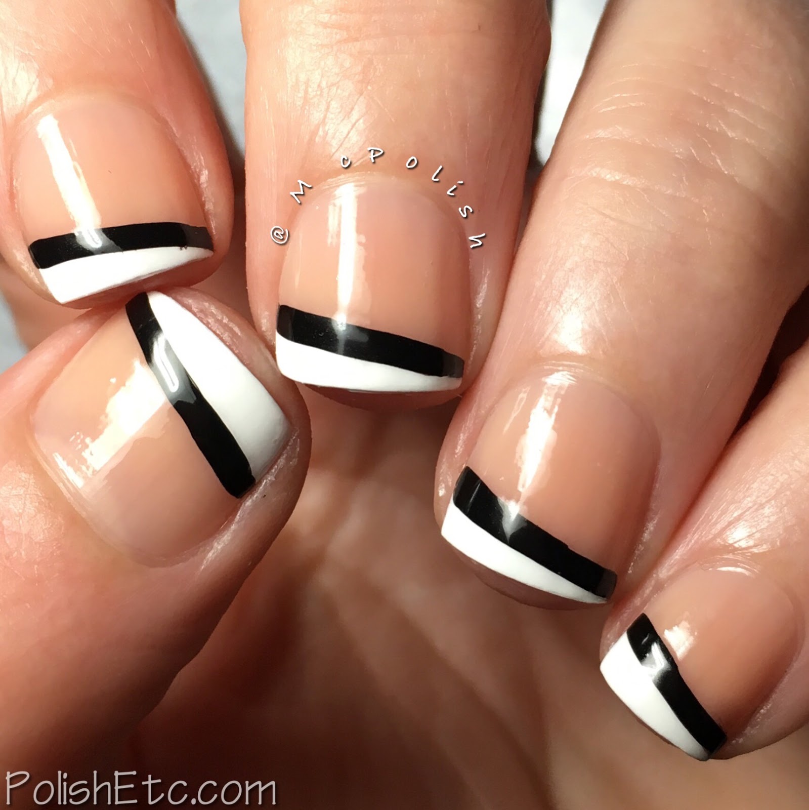 Black and White Nails for the #31DC2018Weekly - Polish Etc.