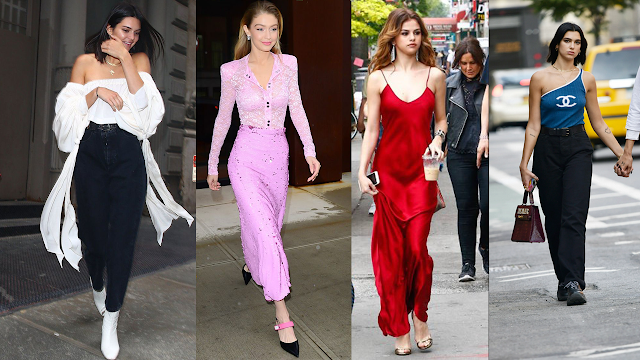 Famous Celebrities Street Style Fashion Trends