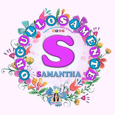 Nombre Samantha - Carteles para mujeres - Día de la mujer