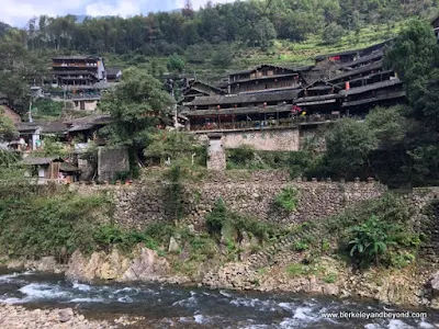 Lingshang Renjia village in Zhejiang Province, Wenzhou, China