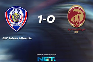 Arema vs Sriwijaya FC 1-0