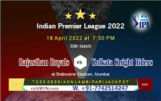 Rajasthan vs Kolkatta 30th IPL Match Prediction Betting Tips 100% Fix