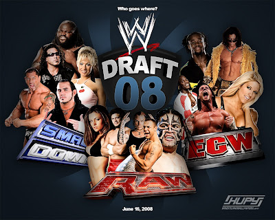 wwe raw wallpaper. 2008 WWE Draft, June 23rd