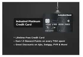 INDUS IND PLATINUM CREDIT CARD