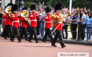 troca de guarda em Londres