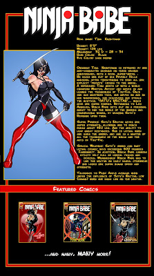 Sexy Superheroine XXX Adult comic book - Ninja Babe bio