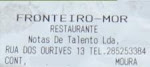 Fronteiro-Mor - Moura/Alentejo
