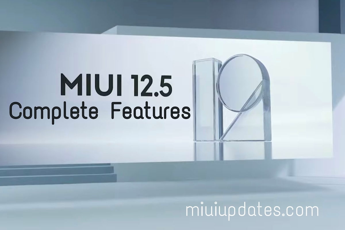 features of miui 12.5