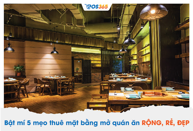 Thuê mặt bằng quán ăn