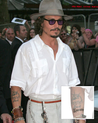 johnny depp tattoos 2010. johnny depp tattoos 2010.